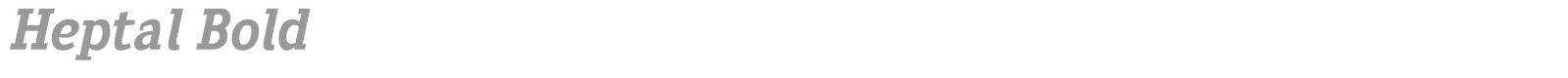 Heptal Bold 1 font preview